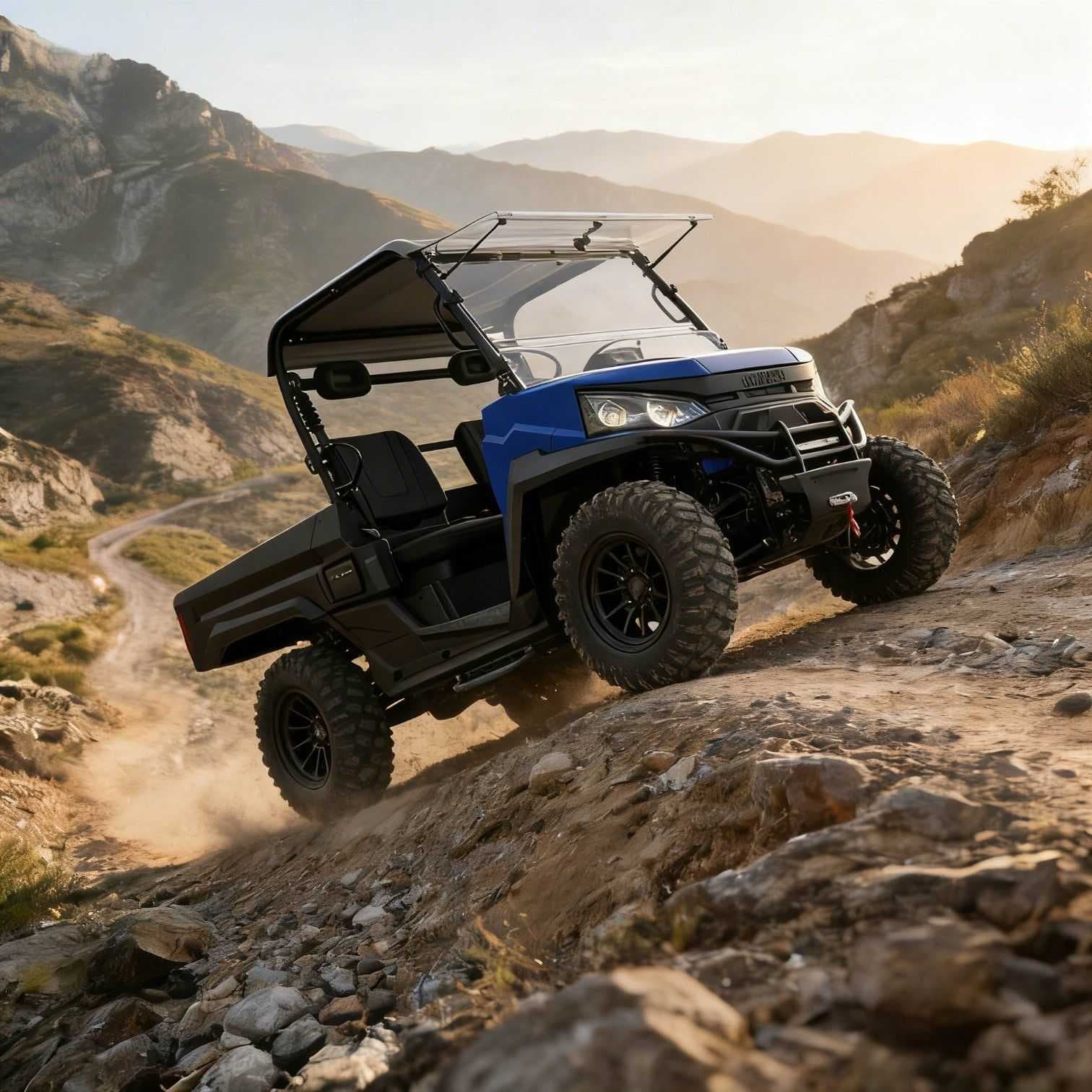 10KW AC-motor 4WD UTV 73,6V 400 mm Waadbereik 80-100 km