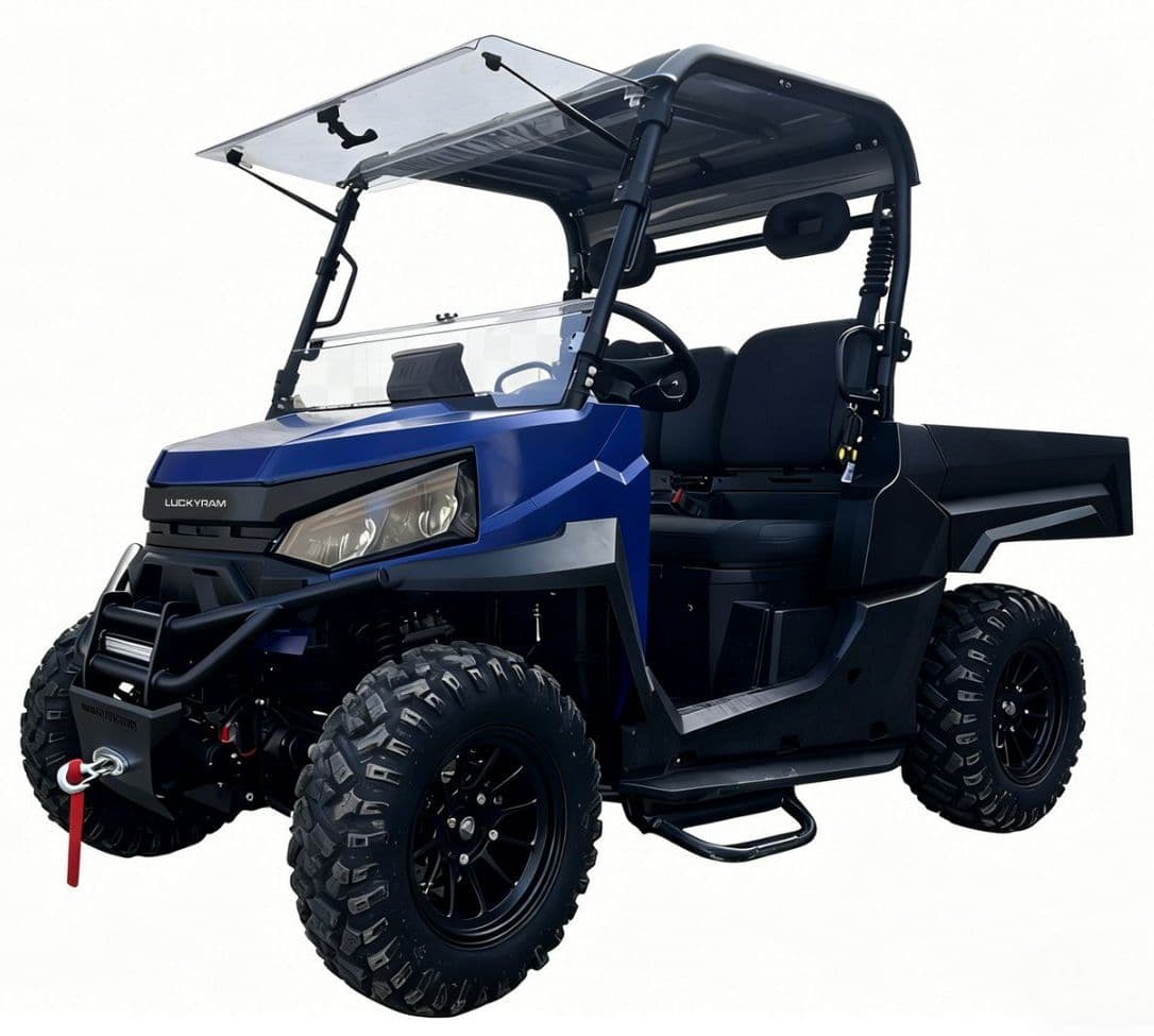 73,6 V elektrische UTV 10 kW wisselstroommotor, bereik van 80-100 km voor onderhoud van onroerend goed