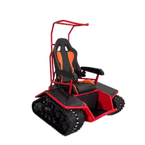Toegankelijke elektrische trackchair voor elk terrein, ontworpen voor rolstoelgebruikers