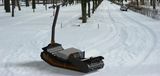 Krachtig sneeuwtransport Snowfox elektrische sneeuwscooter met rupsbanden voor boeren